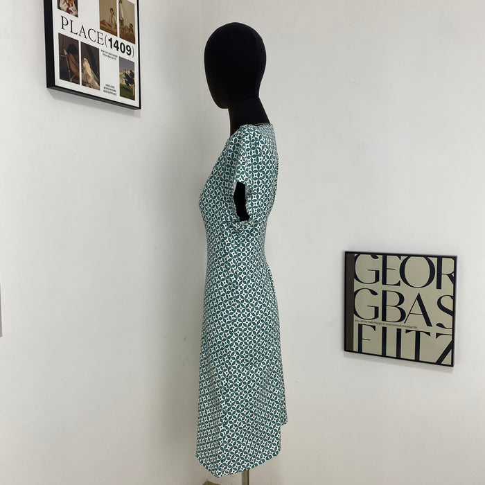 3D Floral Print Loose Dress