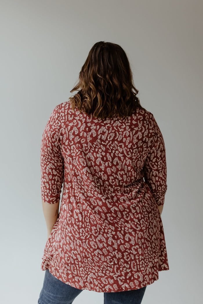 ABSTRACT ANIMAL PRINT TUNIC - Love Marlow