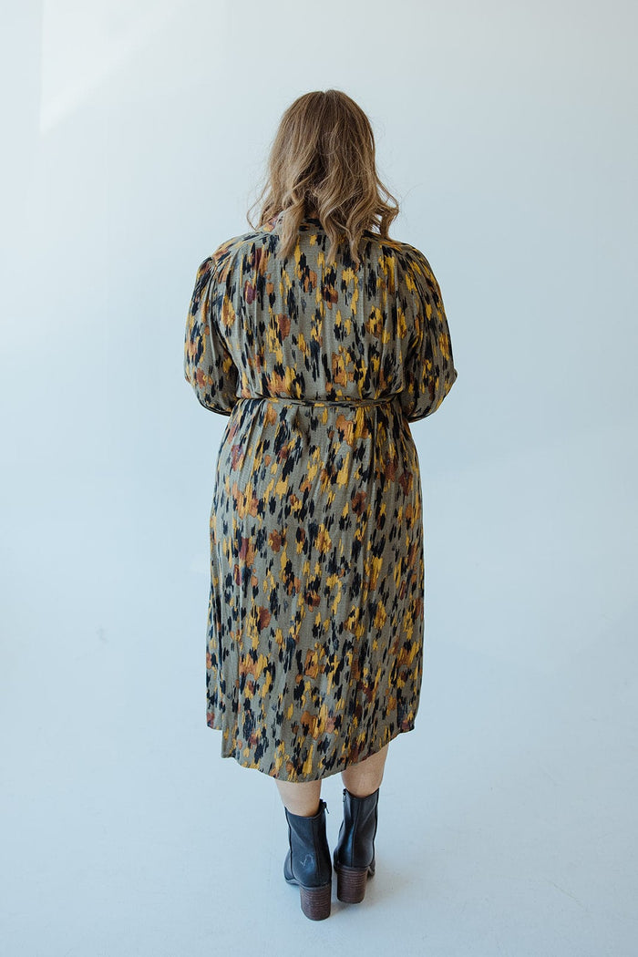ABSTRACT PRINT SHIFT DRESS - 14 - Love Marlow