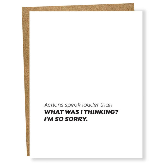 Actions Card