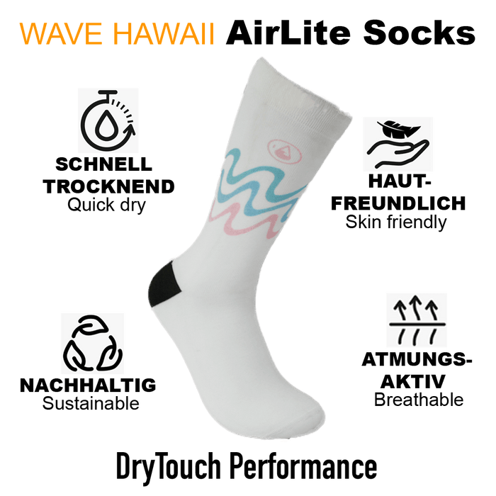 AirLite DryTouch Socks D7 Socken WAVE HAWAII