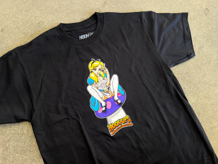 Alice T-shirt - BLACK