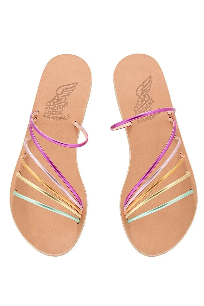 Sandals Ancient Greek Sandals Andriani Strap Sandals Multi Apoella