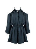 Playsuit Apoella Antigone Drop Shoulder Playsuit Navy Apoella