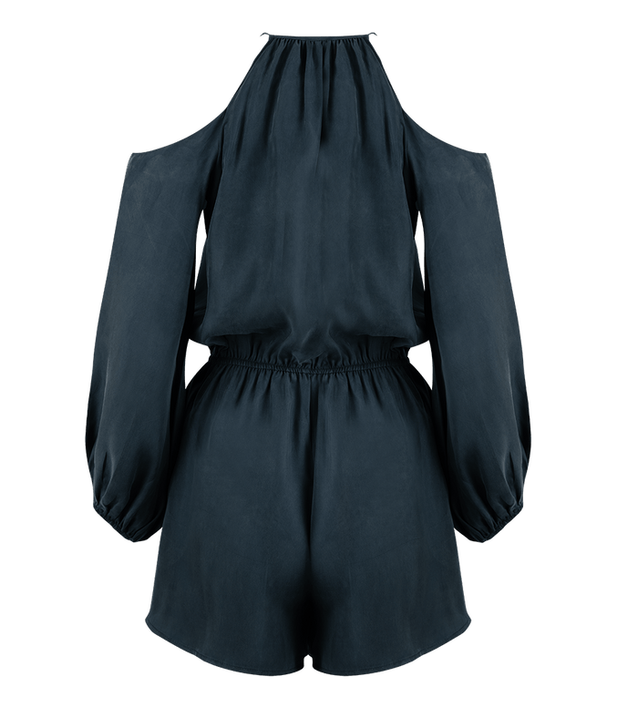 Playsuits Apoella Antigone Drop Shoulder Playsuit Navy Apoella