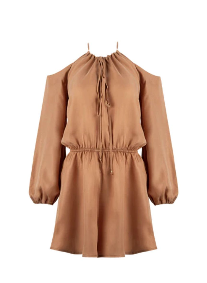 Playsuit APOELLA Antigone Drop Shoulder Playsuit Nude Apoella