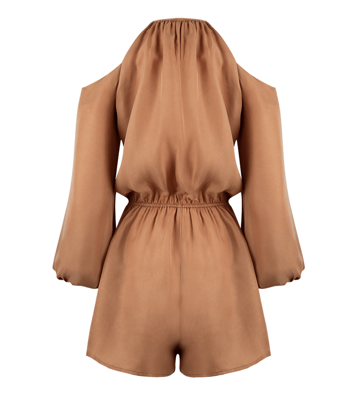 Playsuits Apoella Antigone Drop Shoulder Playsuit Nude Apoella