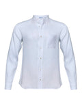Shirts APOELLA Apollo Linen Mao Shirt White Apoella