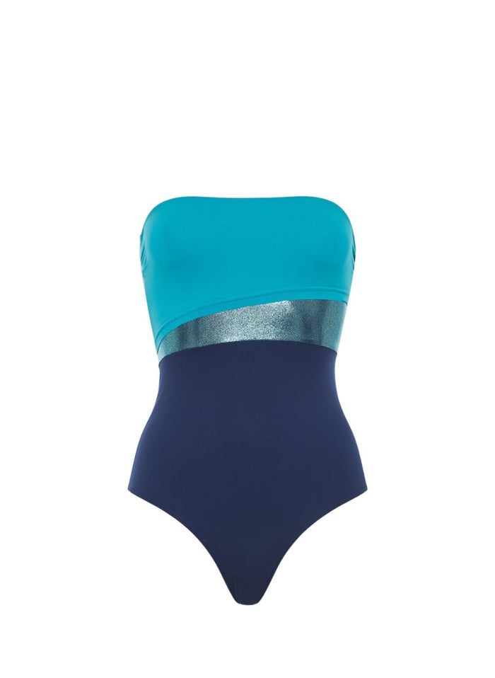 One-Piece Kiohne Aubade Strapless One Piece Carribean Blue Apoella