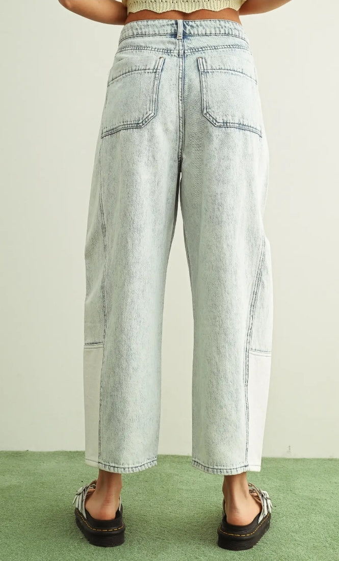 Avery Barrel Denim Pants