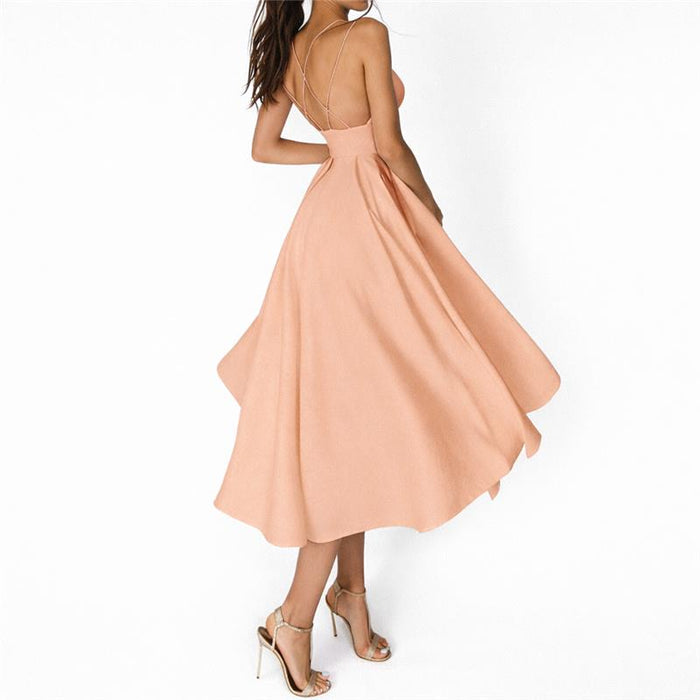 Avery | Women Cocktail Dress With Soft Bodice And Flowing Chiffon Skirt | Party