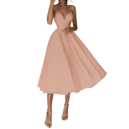 Avery | Women Cocktail Dress With Soft Bodice And Flowing Chiffon Skirt | Party