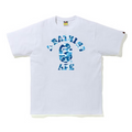 BAPE ABC Camo College Tee (SS21) White/Blue