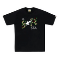 BAPE ABC Camo Sta Logo Tee Black/Green