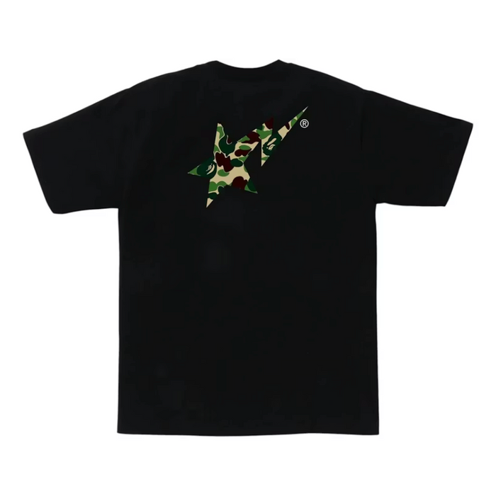 BAPE ABC Camo Sta Logo Tee Black/Green