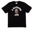 BAPE College Tee Black