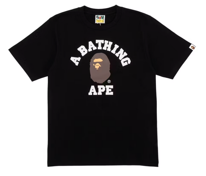 BAPE College Tee Black