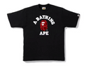 BAPE Color Camo College Tee Black/Red