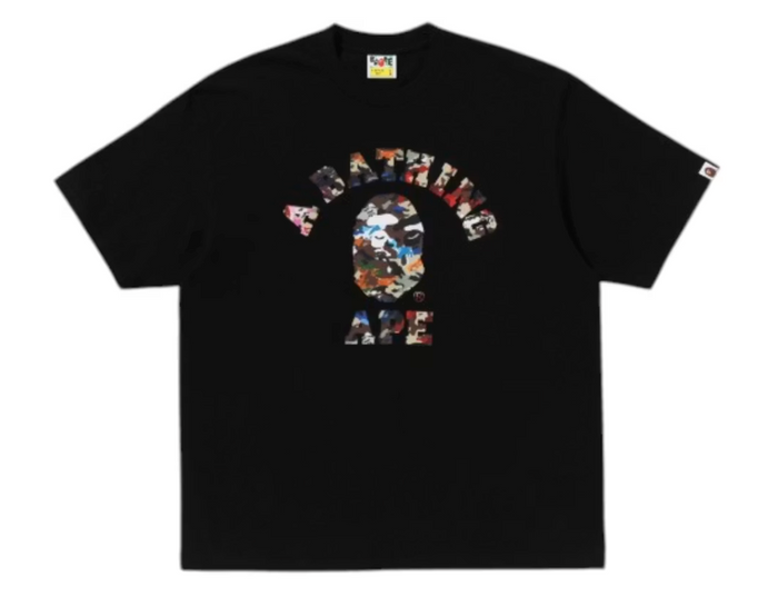 BAPE Hybrid Camo College Relaxed Fit T-shirt