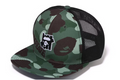 BAPE x Undefeated Color Camo Mesh Cap Green