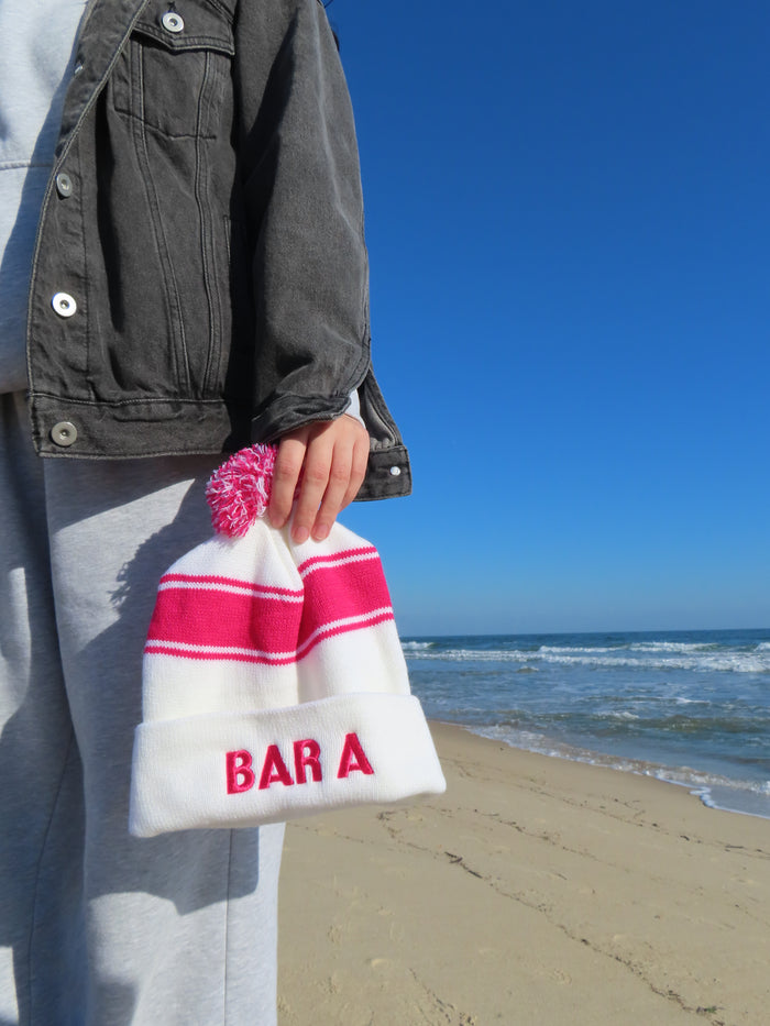 Bar A Striped Beanie
