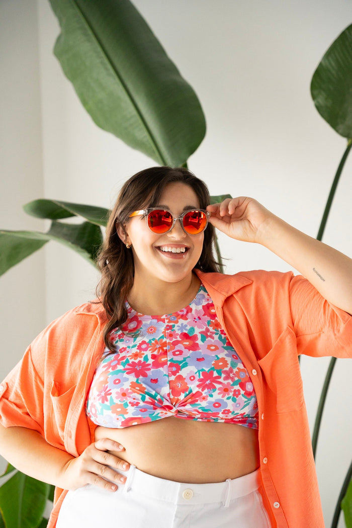 BARBADOS SUNGLASSES IN ORANGE - Love Marlow
