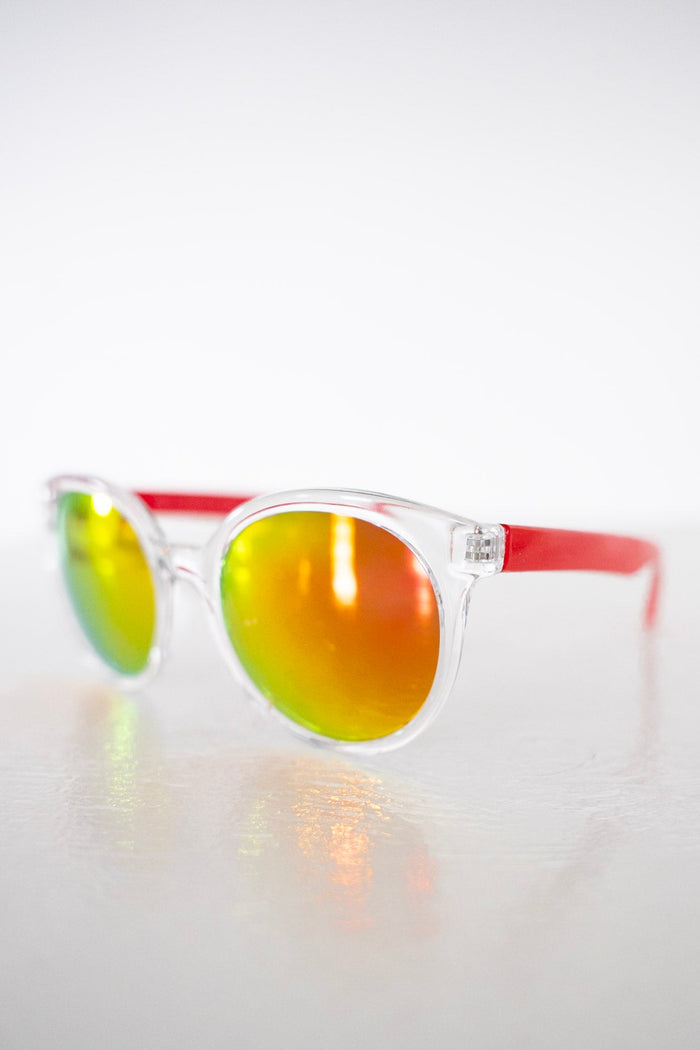 BARBADOS SUNGLASSES IN RED - Love Marlow