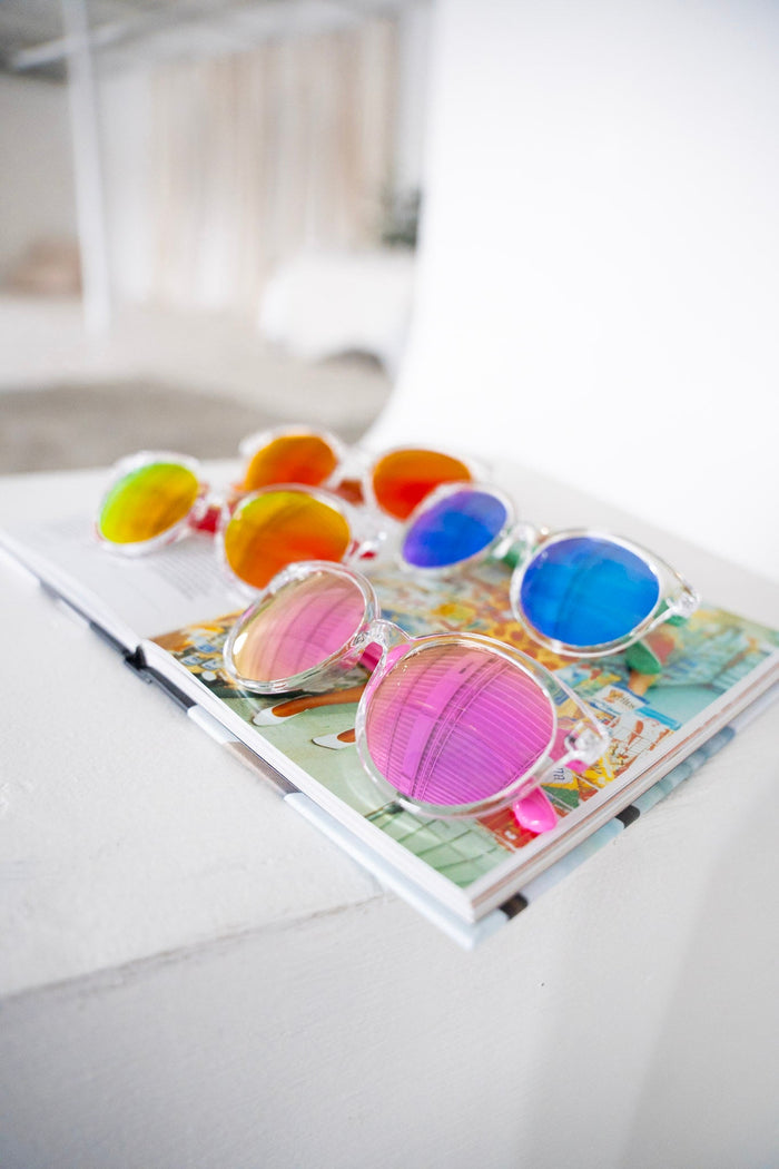 BARBADOS SUNGLASSES IN RED - Love Marlow