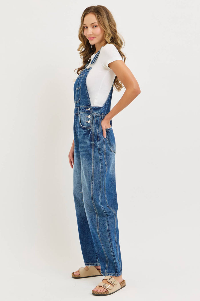 Barrel Denim Jumpsuit