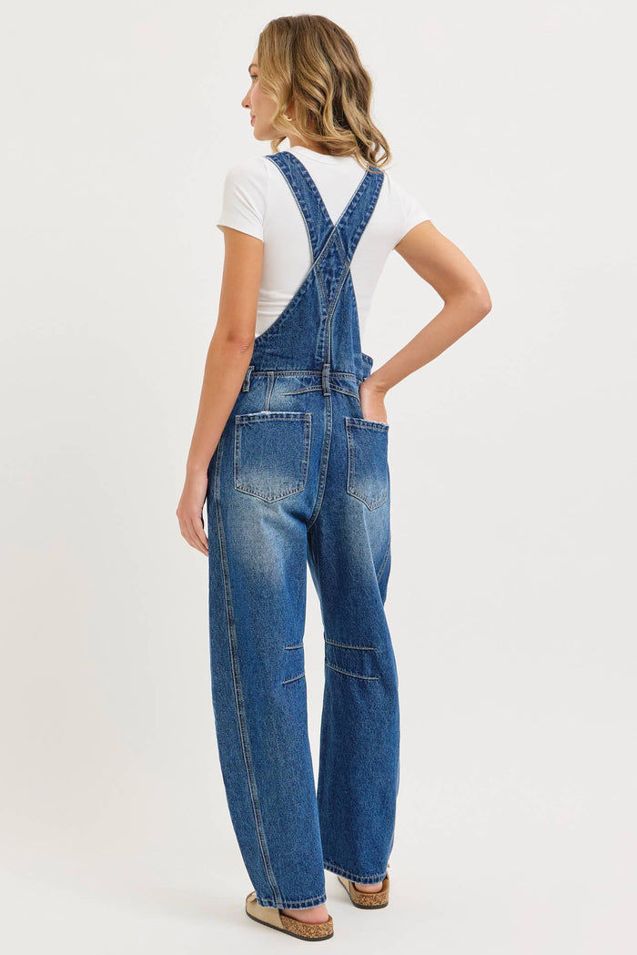 Barrel Denim Jumpsuit