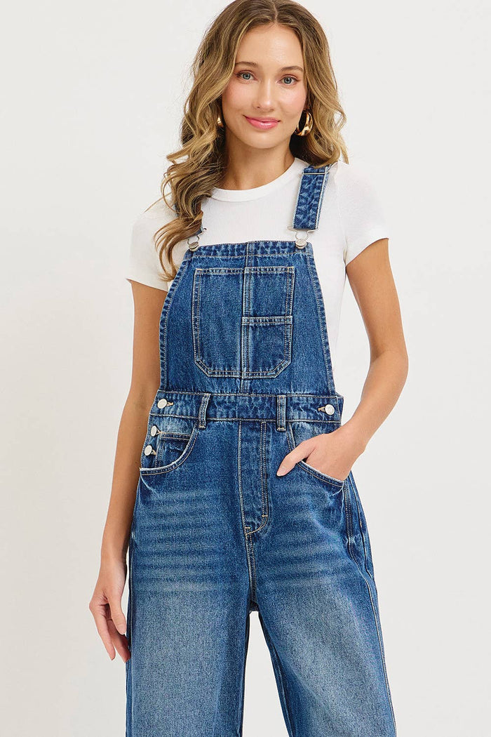 Barrel Denim Jumpsuit