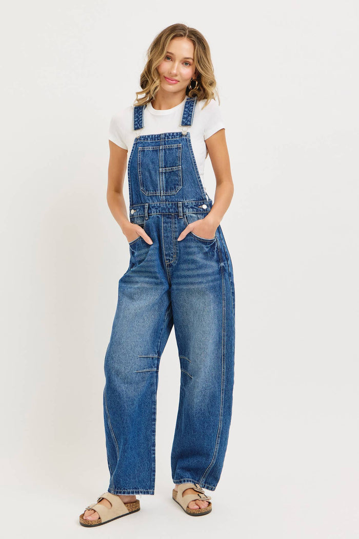 Barrel Denim Jumpsuit