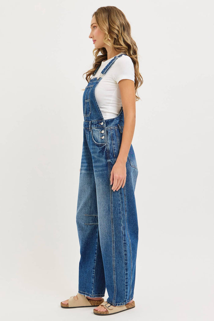 Barrel Denim Jumpsuit