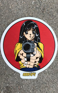 barrel of a gun 4 inch sticker