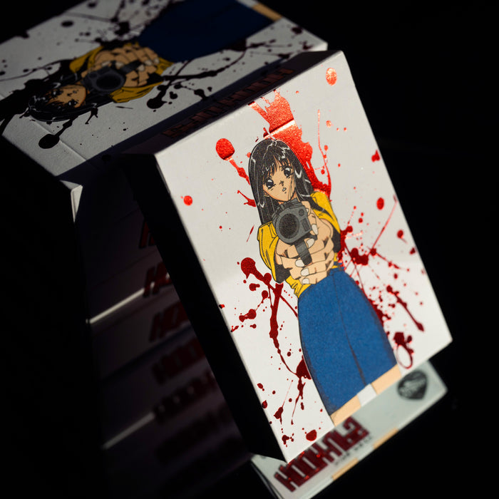 Barrel of a Gun GILDED LIMITED BLOOD SPLATTER FOIL DECK Purple