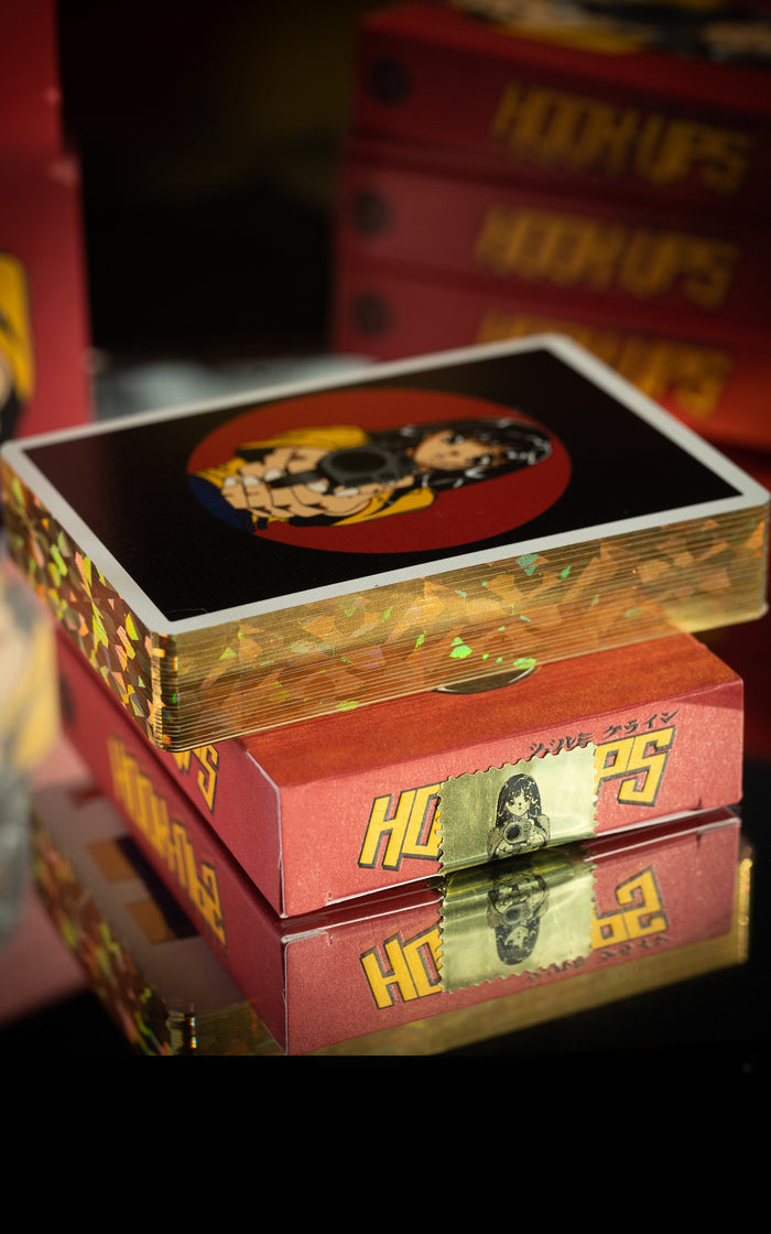 Barrel of a Gun Playing Cards GILDED LIMITED EDITION GOLD PRISM
