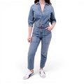 BA&SH DENIM JUMPSUIT - SIZE 0