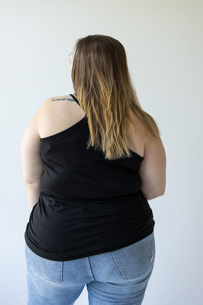 BASIC RACERBACK CAMI IN BLACK - Love Marlow