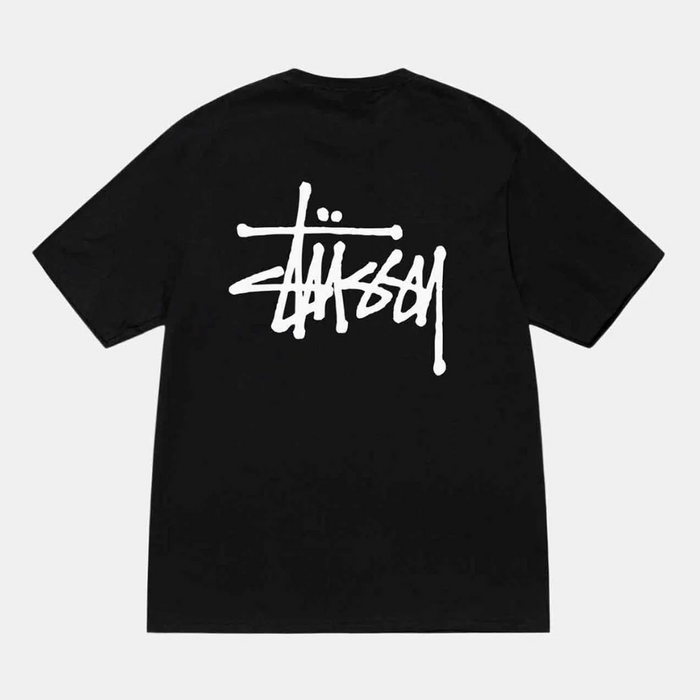 BASIC STÜSSY TEE- BLACK