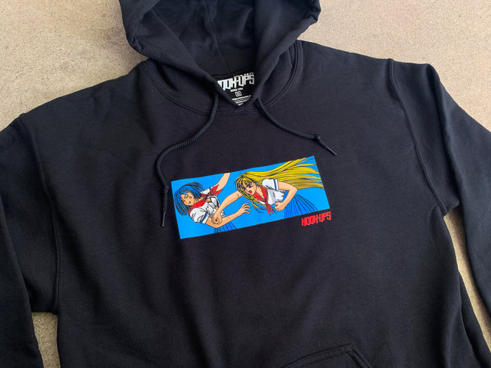 Battle School Hooded Sweatshirt - BLACK