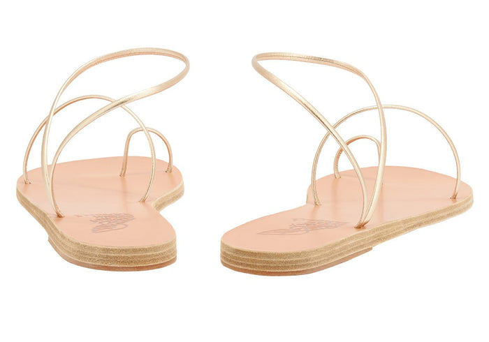Sandals Ancient Greek Sandals Chora Strap Sandals Platinum Apoella