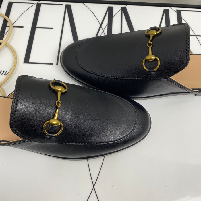 Horsebit Leather Flats