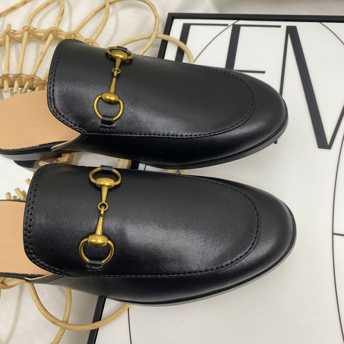 Horsebit Leather Flats