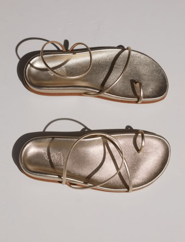 Sandals Ancient Greek Sandals Kansiz Sandals Platinum Apoella