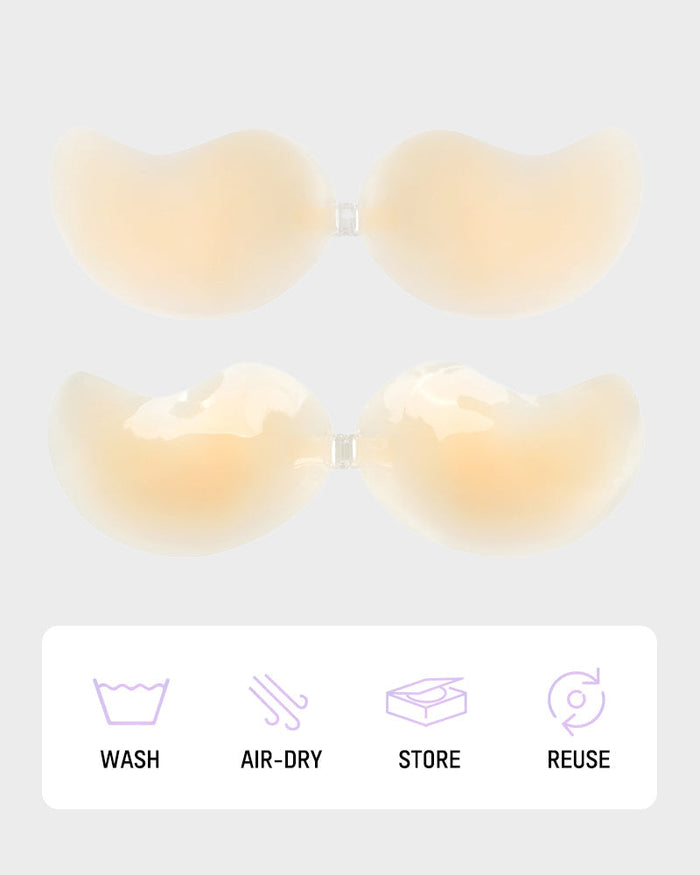 Mango Cup Ultra-Thin Silicone Adhesive Bra (2 Pairs)