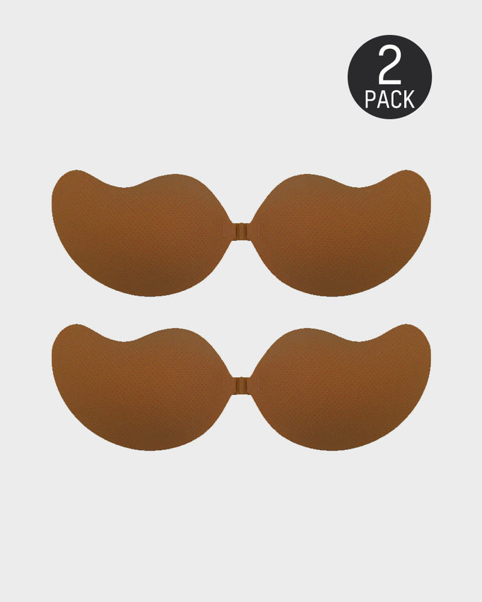 Mango Shaped Breathable Self-Adhesive Invisible Bra (2 Pairs)