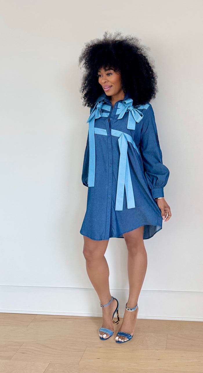 Miss denim dress