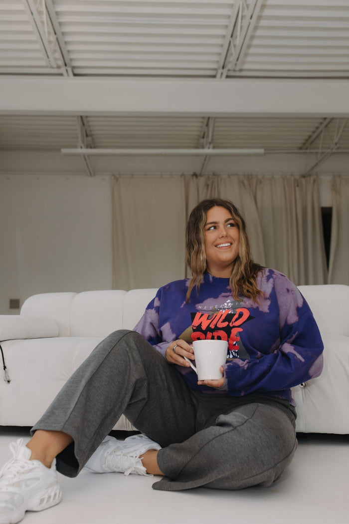 "NEVER HIDE YOUR WILD SIDE" GRAPHIC SWEATSHIRT - Love Marlow