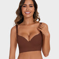 Push-Up Back Smoothing Bra-Brown (2 PACK)