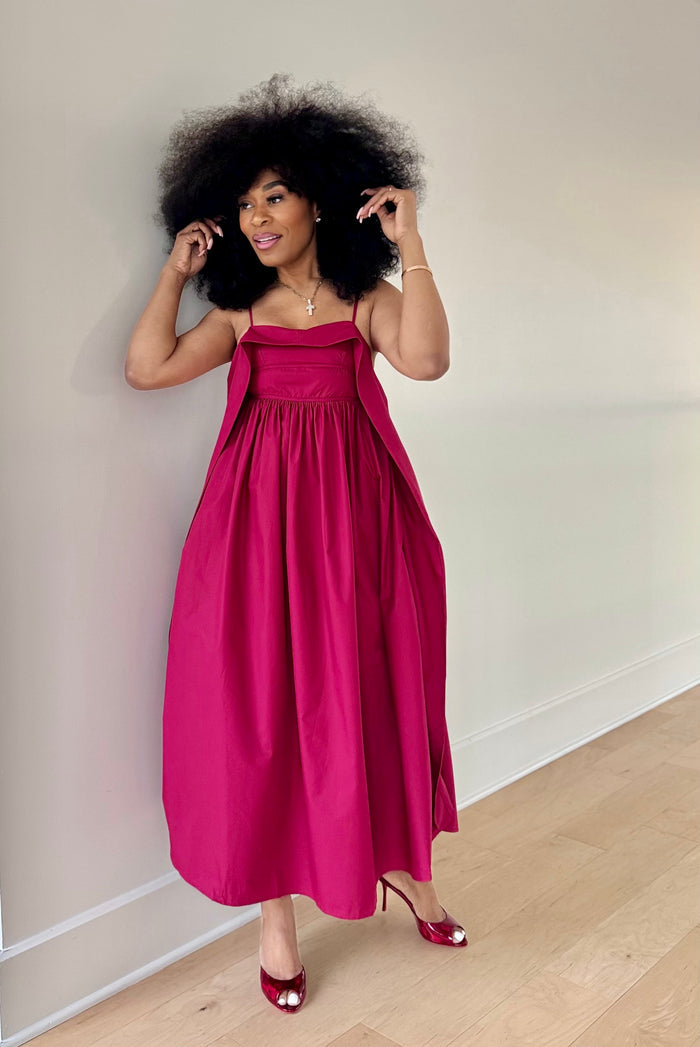 Raspberry dress